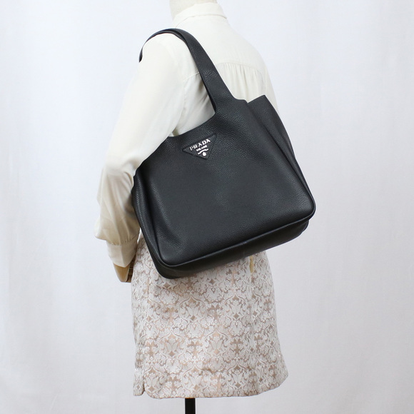 Prada Tote Shoulder Bag Nero Black - Picture 6 of 6